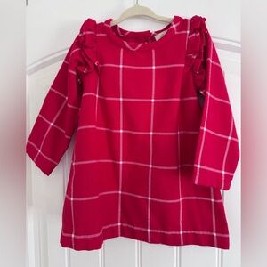 TBBC Red Plaid Dress 2T